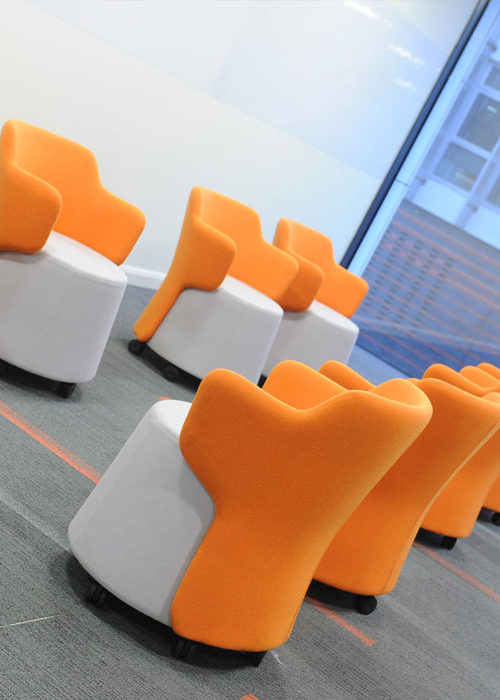 Joseph-Priestley-BCU-orange-chairs